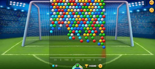 Bubble Shooter Soccer 2 - Screenshot